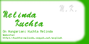 melinda kuchta business card